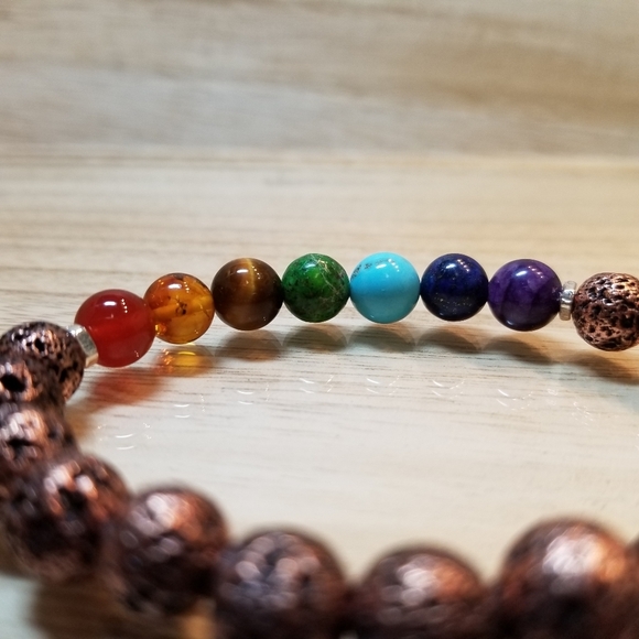 7 Chakra Diffuser Bracelet - Picture 6 of 7